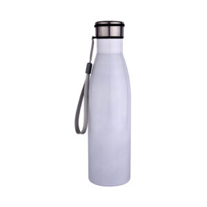 premium white stainless steel sipper bottle