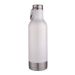 premium white stainless steel bottle