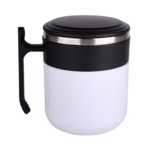 premium black white coffee mug