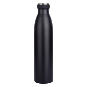 matte black premium insulated bottle