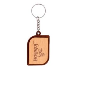 wooden keychain