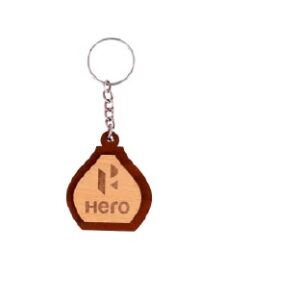 wooden keychain