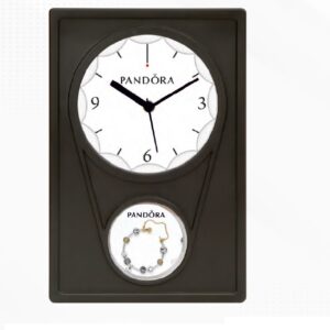 dark grey wall clock