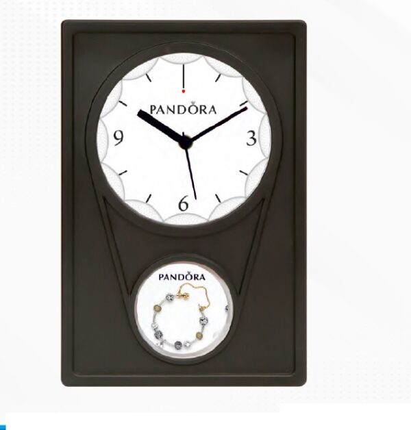 dark grey wall clock