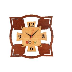 wooden wall clock