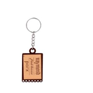 wooden keychain