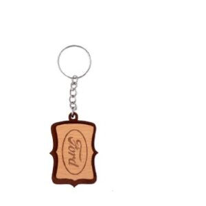 wooden keychain