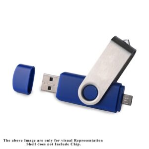 blue folding USB pendrive