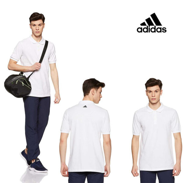 Adidas White Corporate T shirt