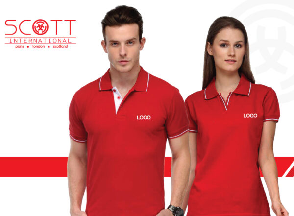 Scott Red Corporate T shirt