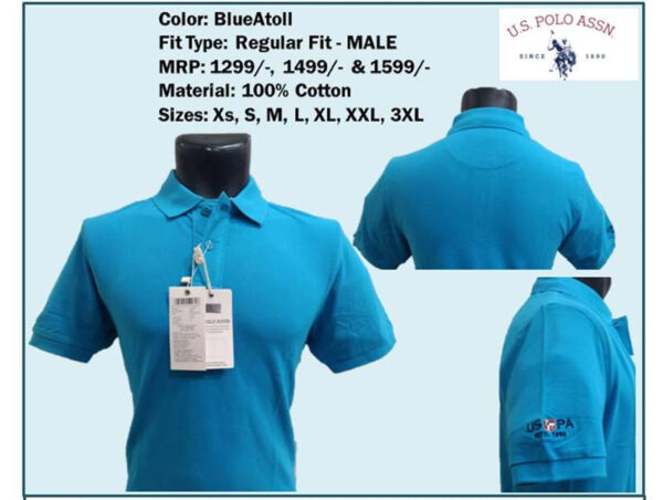 U.S POLO ASSN. BlueAtoll Corporate T shirt